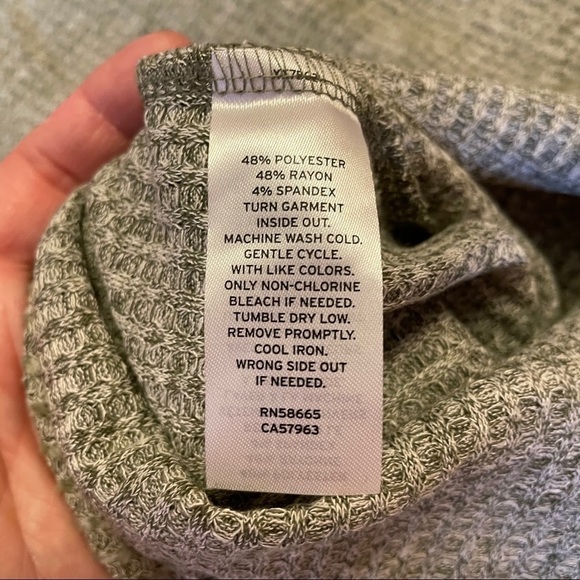 BP. tunic length cardigan green lichen heather S - Picture 11 of 11